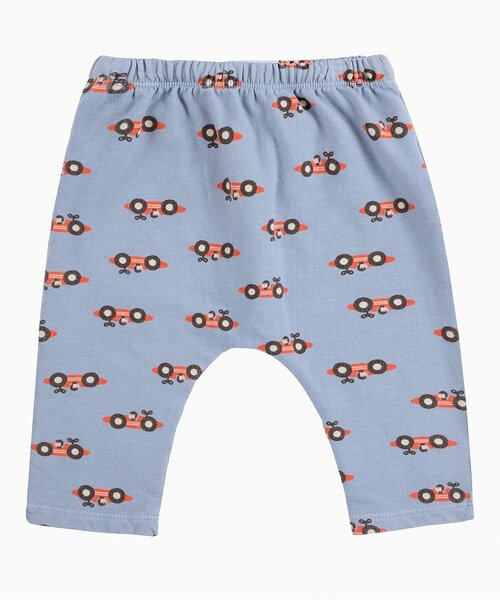 BOBO CHOSES(ボボショーズ)の「総柄Race Car長パンツ【ベビー】(その他ベビーウェア・キッズ・サックスブルー・80/70)」の2枚目の写真