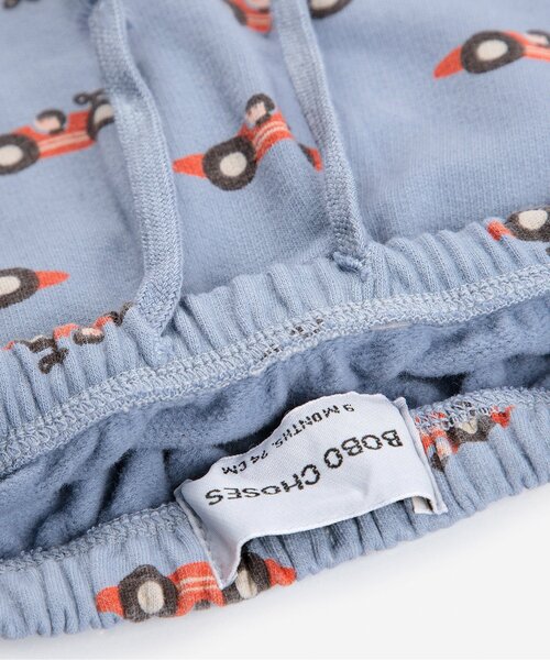 BOBO CHOSES(ボボショーズ)の「総柄Race Car長パンツ【ベビー】(その他ベビーウェア・キッズ・サックスブルー・80/70)」の3枚目の写真