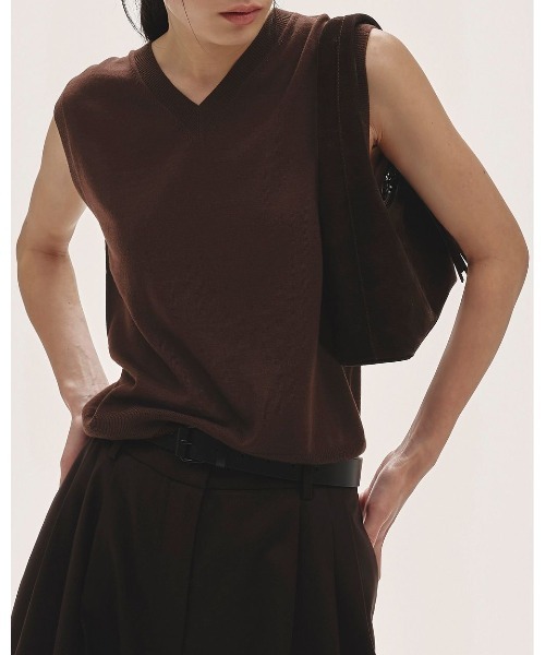 TODAYFUL（トゥデイフル）の「TODAYFUL Seamless Knit Vest（ベスト