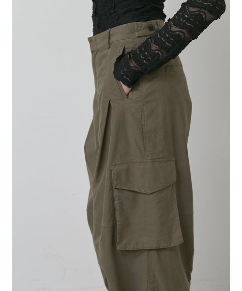 styling/（スタイリング）の「【セットアップ対応】ワイドレッグカーゴパンツ（カーゴパンツ・レディース・カーキ/ベージュ・0/1）」の14枚目の写真