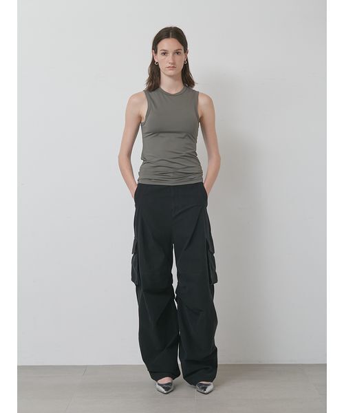 DESCENTE PAUSE カーゴパンツ カーキ DESCENTE PAUSE カーゴ パンツ