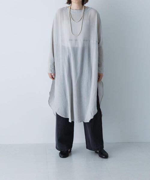 かぐれ（カグレ）の「ガーゼロングチュニック（チュニック）」 - WEAR