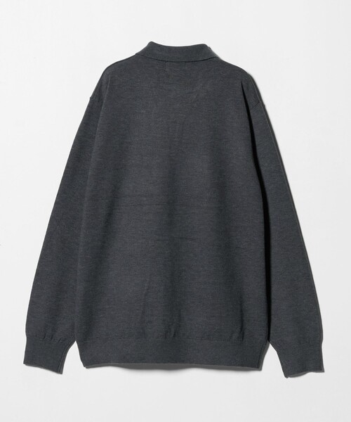 green label relaxing(グリーンレーベルリラクシング)の「【WEB限定】JUST fit ジャケイン ニットポロ(ニット/セーター・メンズ・ダークグレー/ダークブラウン/ブラック・XL/M/S/L)」の17枚目の写真