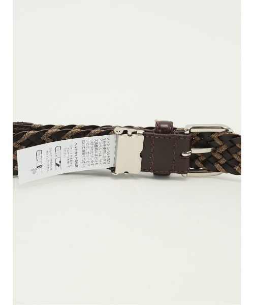 TAKA-Q（タカキュー）の「【バックル着脱可】タカキュー コンビ メッシュベルト（ベルト・メンズ・ダークウッド/ブラック・FREE）」の6枚目の写真