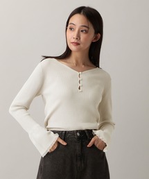 【新品 未使用】WボタンフレアスリーブVネックジャケット prose verse ママ監修！セレモニーアイテム】WボタンフレアスリーブVネック