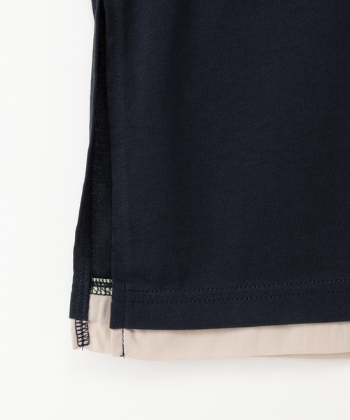 Honeys(ハニーズ)の「チュニックTシャツ(Tシャツ/カットソー・レディース・グレイッシュベージュ/ブラウン/ネイビー/スミクロ・F)」の16枚目の写真