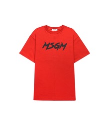 MSGM（エムエスジーエム）の「【NEW】MSGM KIDS グラフィティロゴ Tシャツ（Tシャツ/カットソー）」