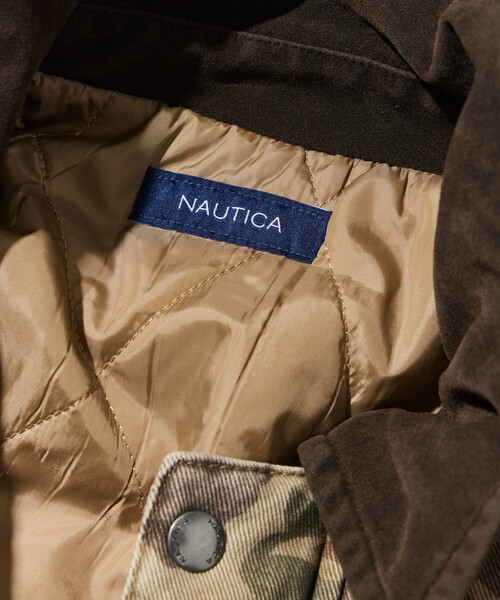 セール】NAUTICA/ノーティカ カモ柄ボンバージャケット ダックハンター