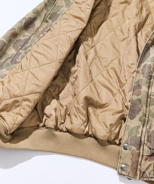 セール】NAUTICA/ノーティカ カモ柄ボンバージャケット ダックハンター