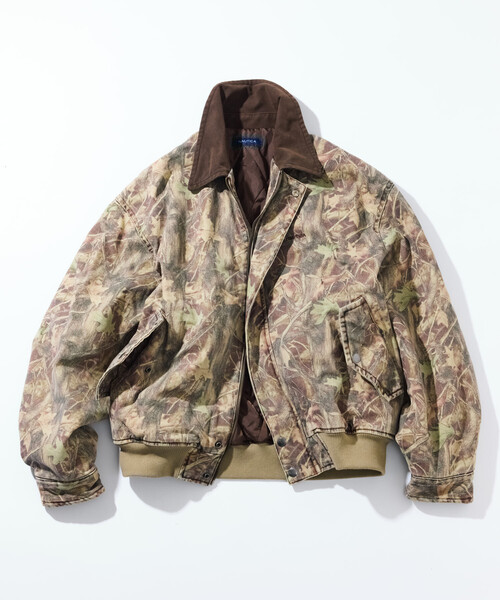 NAUTICA リアルツリー柄ジャケット セール】NAUTICA/ノーティカ カモ柄ボンバージャケット ダックハンター