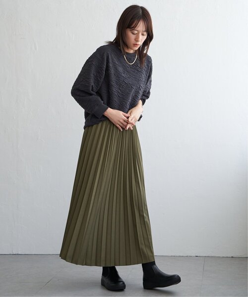 ikka（イッカ）の「フクレジャカードプルオーバー（Tシャツ/カットソー・レディース・オフホワイト/ブルー系その他/レッド系/チャコール・M/L/S）」の12枚目の写真