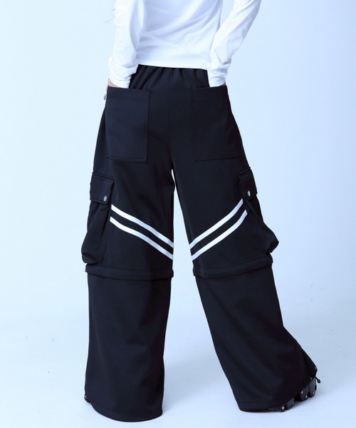 レフレム カーゴパンツ REFLEM/レフレム』2WAYワイドデニムカーゴパンツ（デニムパンツ