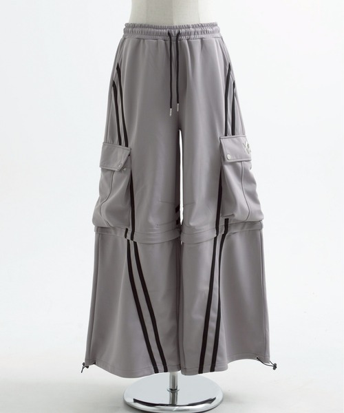 REFLEM 2WAYワイドカーゴトラックパンツ REFLEM パンツ 「REFLEM/レフレム」2WAYワイドカーゴトラック