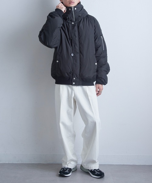MAGASIN DE MODE Brew（マガジンデモードブリュー）の「【MAGASIN DE MODE Brew】N-2Bジャケット620275 WINS（その他アウター・メンズ・ブラック・L/M）」の15枚目の写真