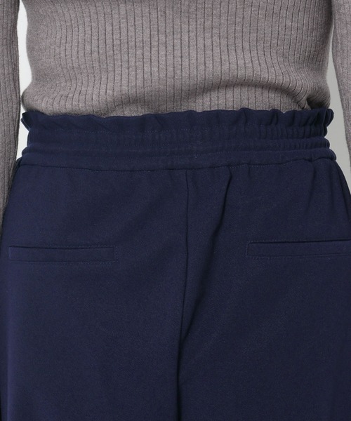 mysty woman（ミスティウーマン）の「【WEB限定】カットワイドイージーパンツ　602258（スラックス・レディース・ネイビー/ブラック/ベージュ/アイボリー・SMALL/MEDIUM）」の12枚目の写真