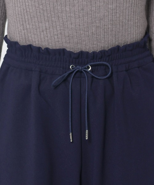 mysty woman（ミスティウーマン）の「【WEB限定】カットワイドイージーパンツ　602258（スラックス・レディース・ネイビー/ブラック/ベージュ/アイボリー・SMALL/MEDIUM）」の13枚目の写真