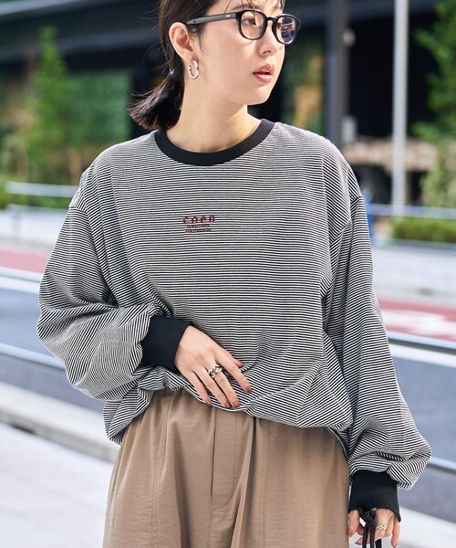 COEN（コーエン）ロゴ刺繍UNI ロンT（Tシャツ/カットソー）｜coen