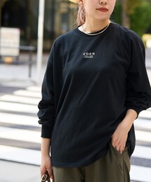 COEN(コーエン)ロゴ刺繍UNI ロンT