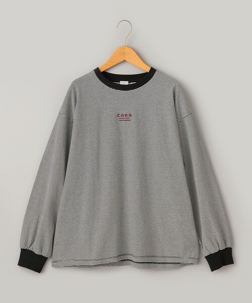 coen(コーエン)の「COEN(コーエン)ロゴ刺繍UNI ロンT(Tシャツ/カットソー・レディース・ブラック/オフホワイト/その他1/その他2・M/L)」の5枚目の写真