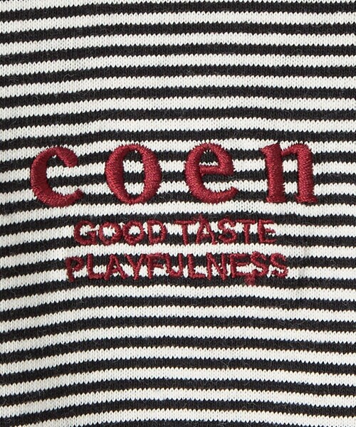 coen(コーエン)の「COEN(コーエン)ロゴ刺繍UNI ロンT(Tシャツ/カットソー・レディース・ブラック/オフホワイト/その他1/その他2・M/L)」の6枚目の写真