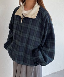 ウールジャケット　青チェック ジュンヤワタナベマン FILSON 縮絨ウールチェック ジャケット-青