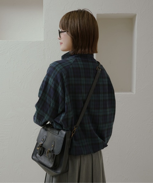 セール】チェックリバーシブルナイロンブルゾン（ブルゾン）｜kutir