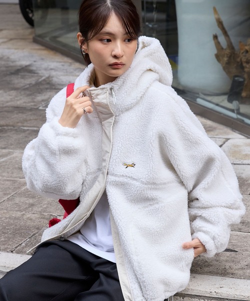 PENNEYS/ペニーズ 別注 THE FOX ロゴ ワンポイント刺繍 ドロスト