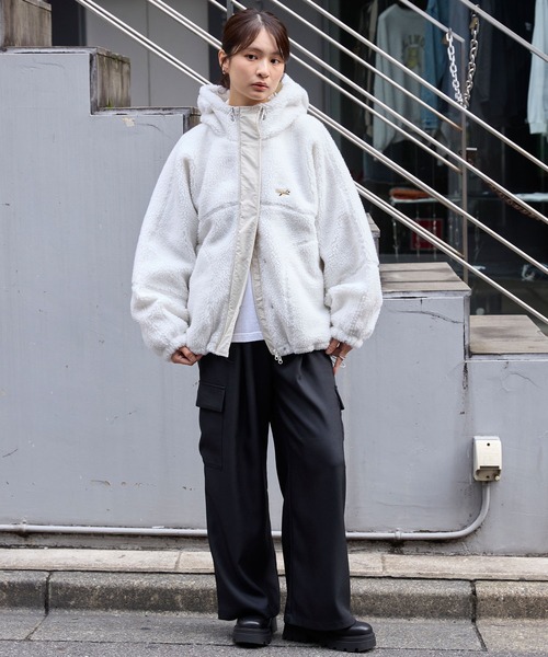 PENNEYS/ペニーズ 別注 THE FOX ロゴ ワンポイント刺繍 ドロスト