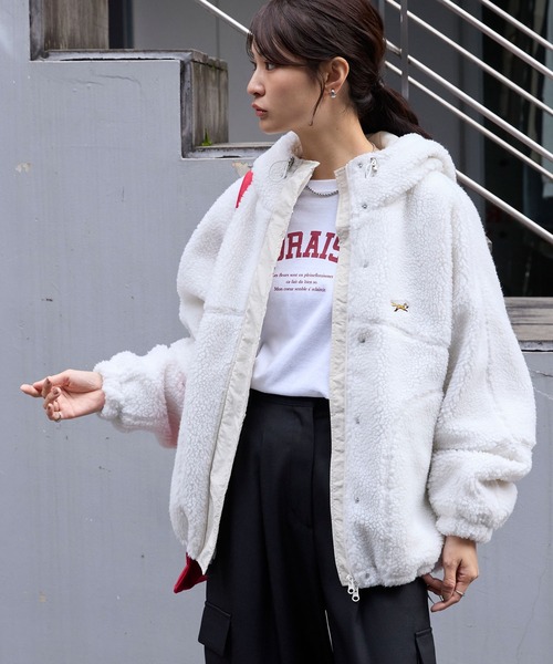 PENNEYS/ペニーズ 別注 THE FOX ロゴ ワンポイント刺繍 ドロスト