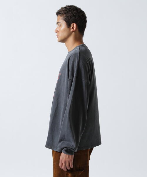 DANKE SCHON（ダンケシェーン）の「【WEB&DEPOT限定】DankeSchon/ダンケシェーン/PIGMENT L/S TEE DOG（Tシャツ/カットソー・メンズ・ベージュ/ブラック・M/L）」の11枚目の写真