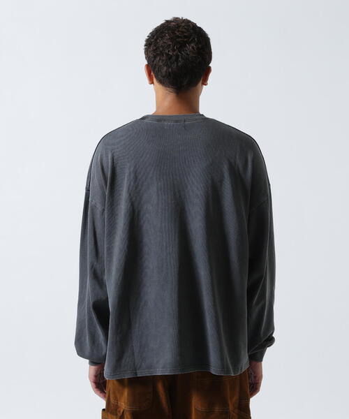 DANKE SCHON（ダンケシェーン）の「【WEB&DEPOT限定】DankeSchon/ダンケシェーン/PIGMENT L/S TEE DOG（Tシャツ/カットソー・メンズ・ベージュ/ブラック・M/L）」の12枚目の写真