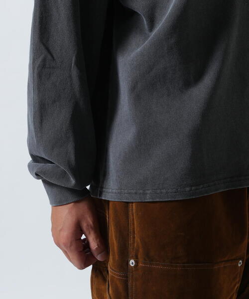 DANKE SCHON（ダンケシェーン）の「【WEB&DEPOT限定】DankeSchon/ダンケシェーン/PIGMENT L/S TEE DOG（Tシャツ/カットソー・メンズ・ベージュ/ブラック・M/L）」の15枚目の写真