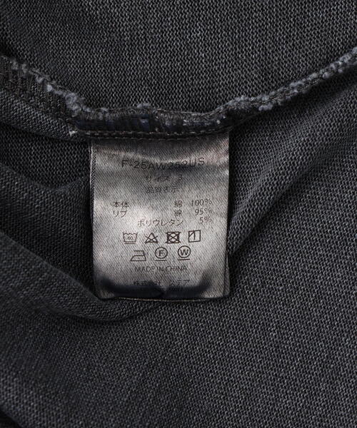 DANKE SCHON（ダンケシェーン）の「【WEB&DEPOT限定】DankeSchon/ダンケシェーン/PIGMENT L/S TEE DOG（Tシャツ/カットソー・メンズ・ベージュ/ブラック・M/L）」の7枚目の写真