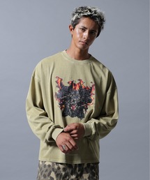 DANKE SCHON | 【WEB&DEPOT限定】DankeSchon/ダンケシェーン/PIGMENT L/S TEE DOG(Tシャツ/カットソー)