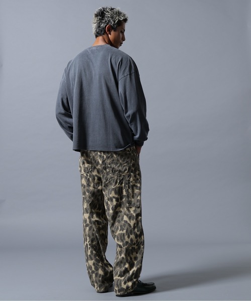 DANKE SCHON（ダンケシェーン）の「【WEB&DEPOT限定】DankeSchon/ダンケシェーン/PIGMENT L/S TEE DOG（Tシャツ/カットソー・メンズ・ベージュ/ブラック・M/L）」の20枚目の写真