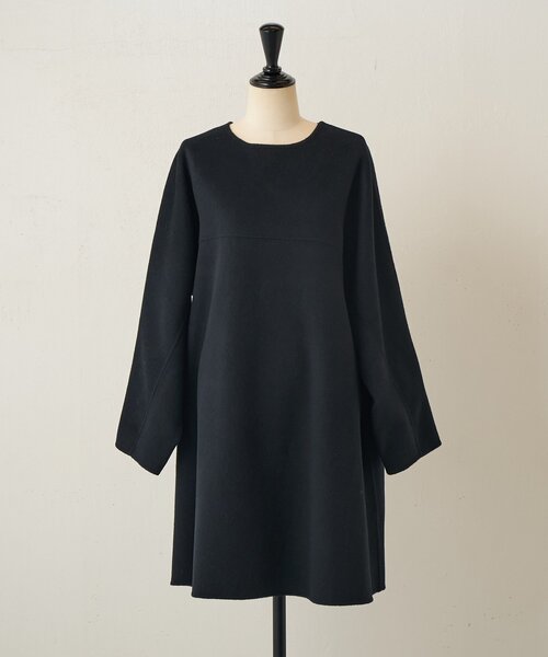 BEARDSLEY（ビアズリー）の「《15 quinze》リバーフレアーワンピース（ワンピース・レディース・ベージュ/ブラック・FREE）」の3枚目の写真