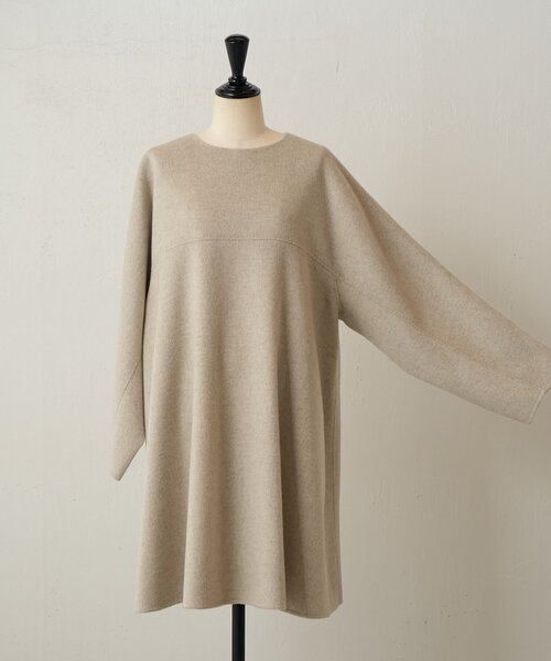 BEARDSLEY（ビアズリー）の「《15 quinze》リバーフレアーワンピース（ワンピース・レディース・ベージュ/ブラック・FREE）」の11枚目の写真