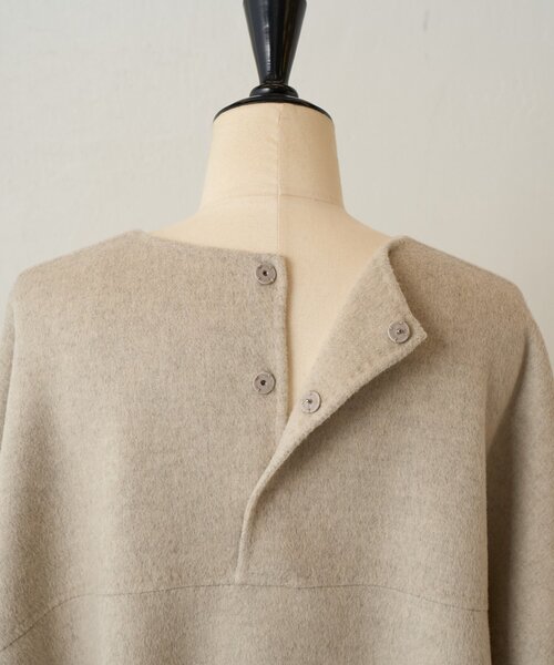 BEARDSLEY（ビアズリー）の「《15 quinze》リバーフレアーワンピース（ワンピース・レディース・ベージュ/ブラック・FREE）」の14枚目の写真