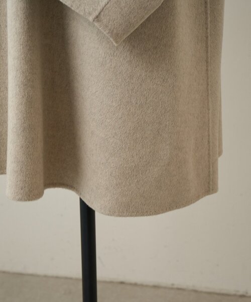 BEARDSLEY（ビアズリー）の「《15 quinze》リバーフレアーワンピース（ワンピース・レディース・ベージュ/ブラック・FREE）」の18枚目の写真