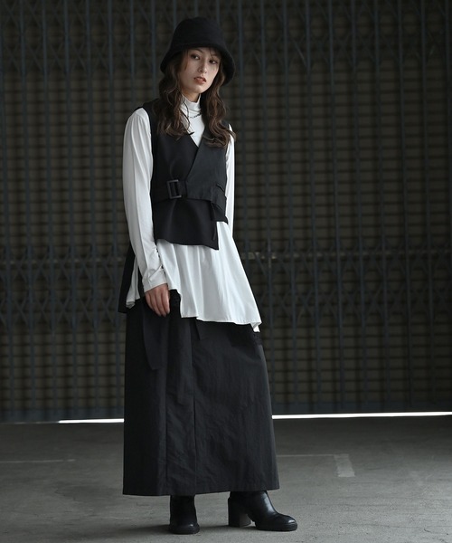 funda mine(ファンダマイン)の「ナイロンレースレイヤースカート(スカート・レディース・ブラック・FREE)」の15枚目の写真