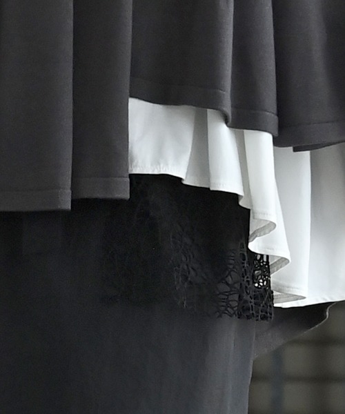 funda mine(ファンダマイン)の「ナイロンレースレイヤースカート(スカート・レディース・ブラック・FREE)」の16枚目の写真