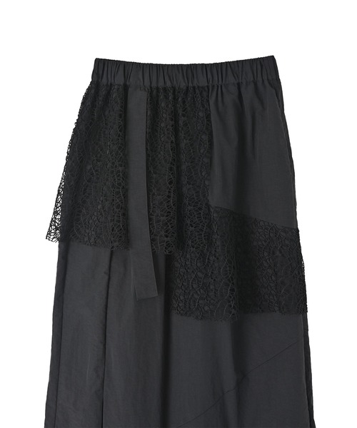 funda mine(ファンダマイン)の「ナイロンレースレイヤースカート(スカート・レディース・ブラック・FREE)」の18枚目の写真
