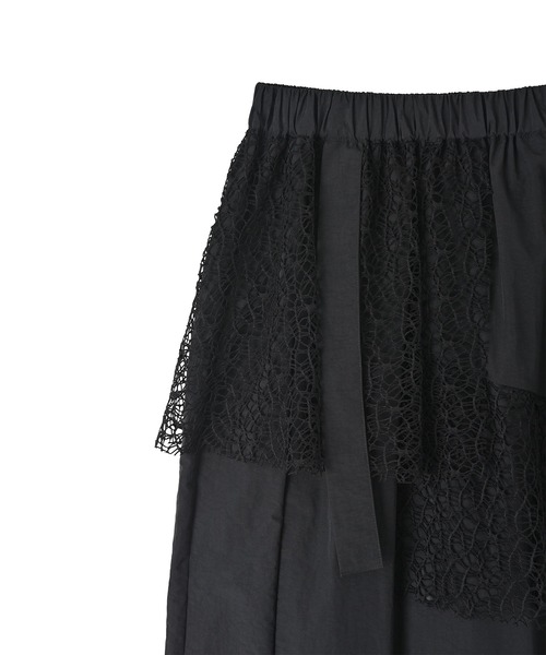 funda mine(ファンダマイン)の「ナイロンレースレイヤースカート(スカート・レディース・ブラック・FREE)」の19枚目の写真