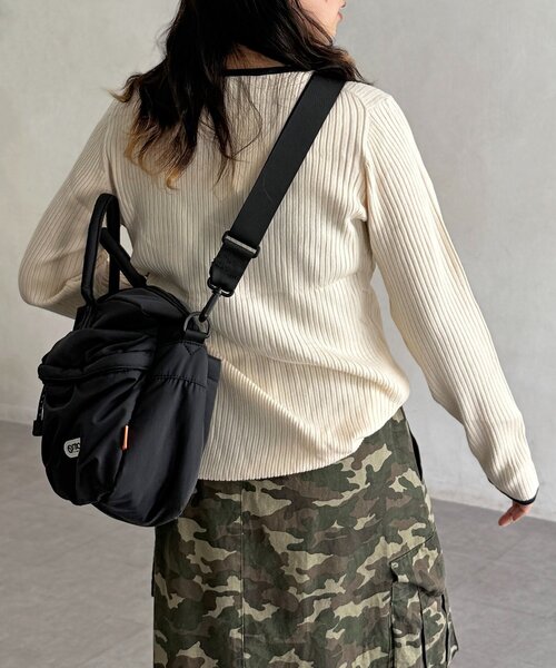 U.S. POLO ASSN.（ユーエスポロアッスン）の「【U.S. POLO ASSN.】クルーネックリブニット（ニット/セーター・レディース・アイボリー/ブラック/ブラウン/ホワイト系その他/ネイビー/ブラック系その他・FREE）」の14枚目の写真