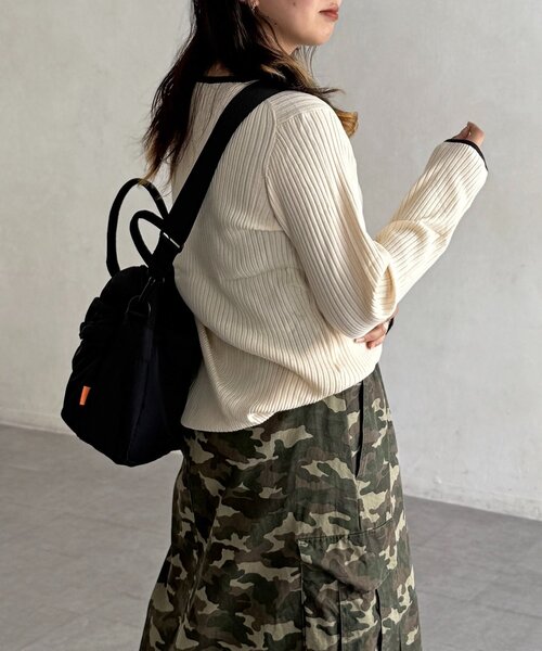 U.S. POLO ASSN.（ユーエスポロアッスン）の「【U.S. POLO ASSN.】クルーネックリブニット（ニット/セーター・レディース・アイボリー/ブラック/ブラウン/ホワイト系その他/ネイビー/ブラック系その他・FREE）」の15枚目の写真