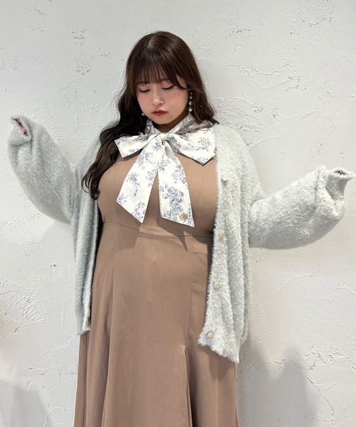 【美品】LV トップス レディース長袖 ボウタイチャーム付　S 美品】LV トップス レディース長袖 ボウタイチャーム付 S 美品】LV