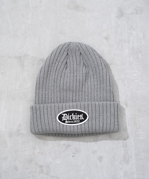 Dickies（ディッキーズ）の「【Dickies】DK EX BLOCK FONT WAPPEN KNIT WATCH / ブロック フォント ワッペン ニット帽（ニットキャップ/ビーニー・メンズ・カーキ/ブラック/ブルー/グレー/オレンジ・FREE）」の3枚目の写真