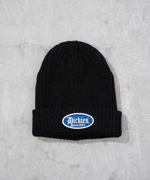 Dickies（ディッキーズ）の「【Dickies】DK EX BLOCK FONT WAPPEN KNIT WATCH / ブロック フォント ワッペン ニット帽（ニットキャップ/ビーニー・メンズ・カーキ/ブラック/ブルー/グレー/オレンジ・FREE）」の2枚目の写真