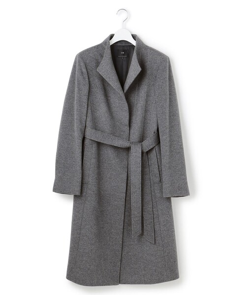 ウールカシミヤビーバー スタンドカラー コート（その他アウター）｜23