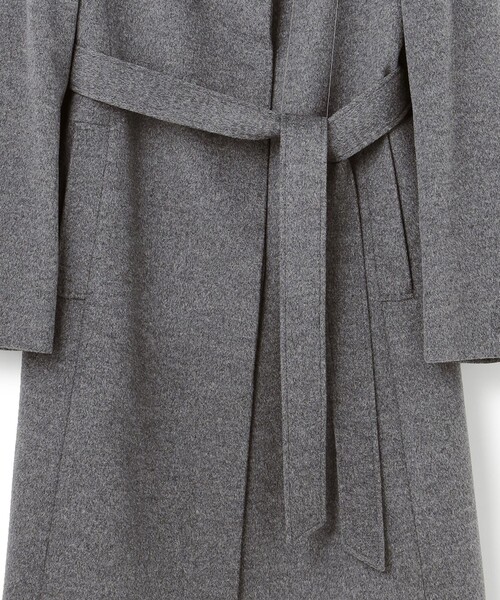 ウールカシミヤビーバー スタンドカラー コート（その他アウター）｜23